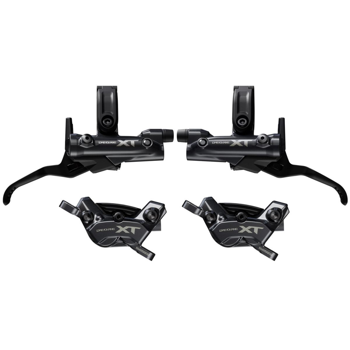 Shimano XT BL-M8200 hüdraulilised ketaspiduri hoovad koos BR-M8220 pidurisadulatega | Left+Right | Front+Rear