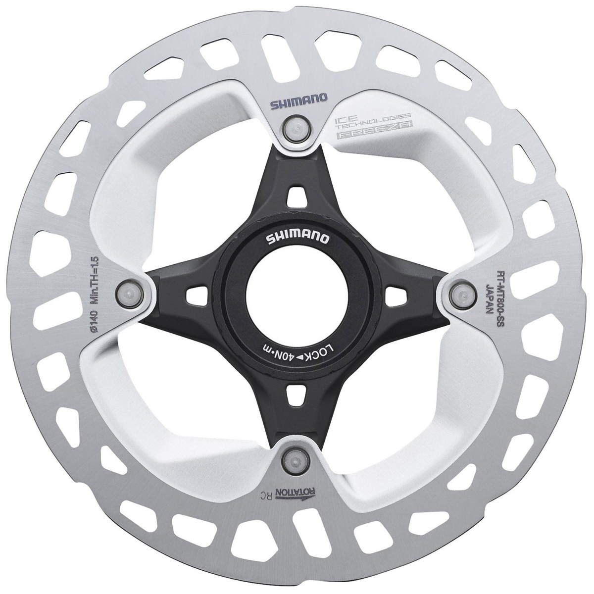 Shimano XT RT-MT800 Center-Lock disku bremžu rotors | ārējais zobojums