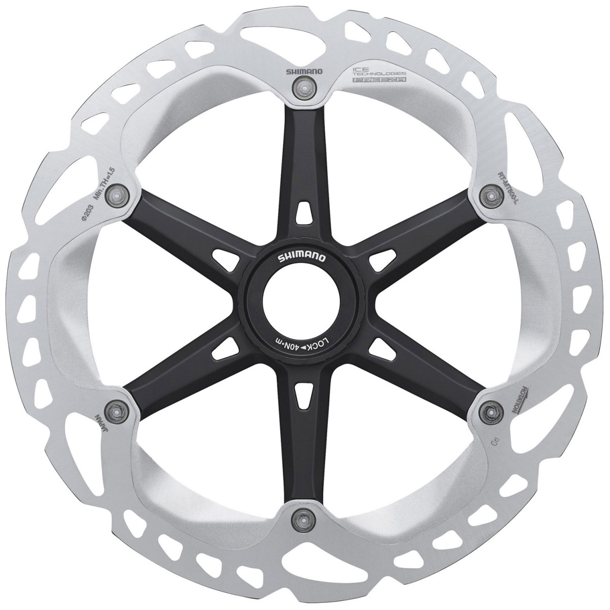 Shimano XT RT-MT800 Center-Lock piduriketas | sisemine hammastus