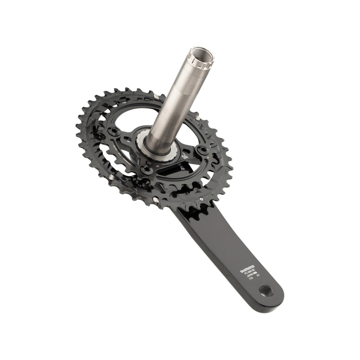 Shimano XTR FC-M9100-2 vändad | 2x12-käiguline, ilma ketiplaadita