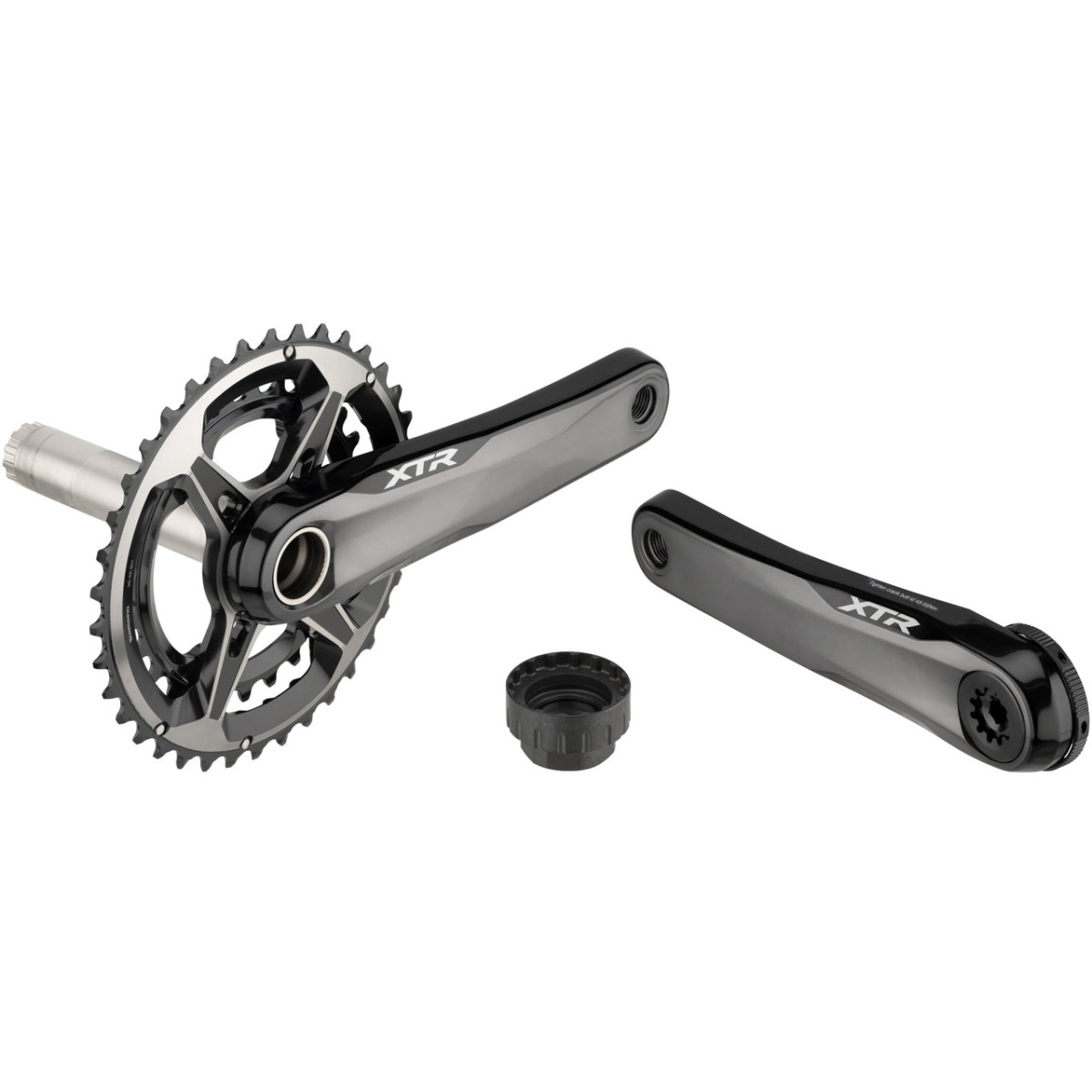 Shimano XTR FC-M9100-2 vändad | 2x12-käiguline, ilma ketiplaadita