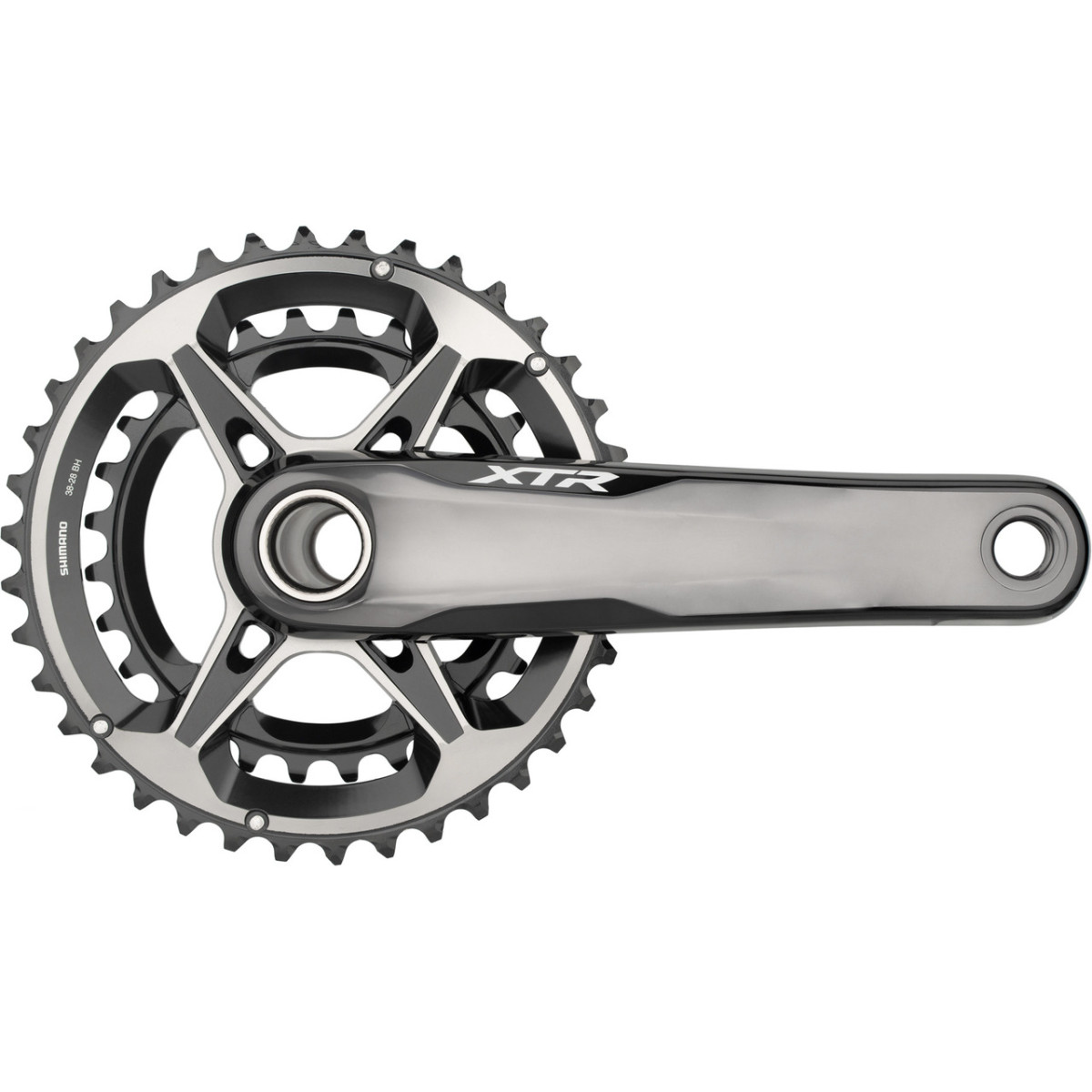 Shimano XTR FC-M9100-2 vändad | 2x12-käiguline, ilma ketiplaadita