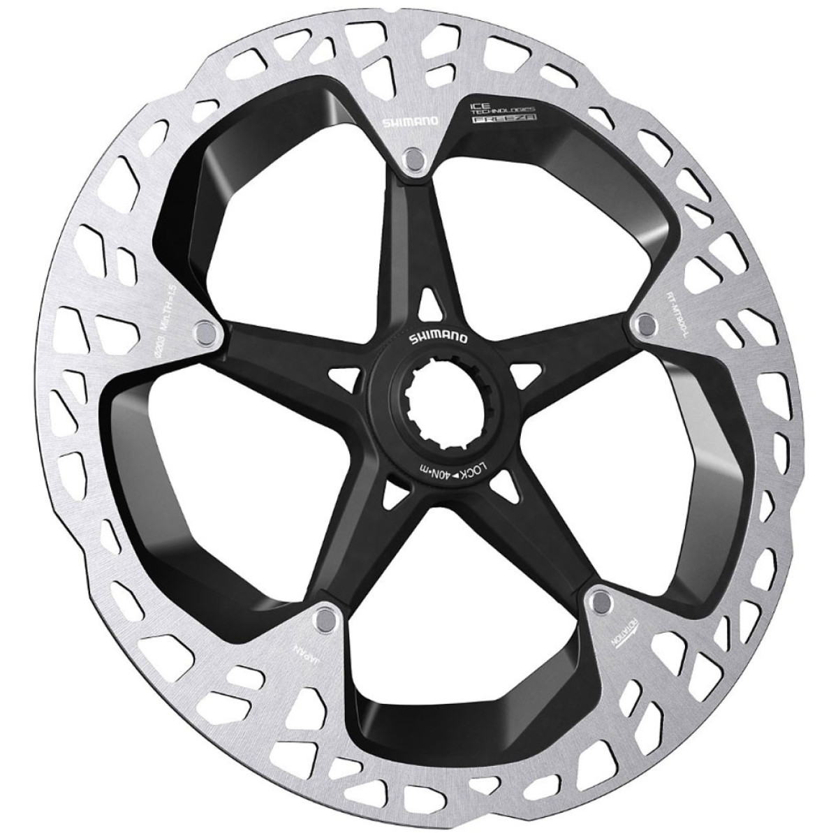 Shimano XTR RT-MT900 Ice-Tech Freeza disku bremžu rotors | ārējais zobojums