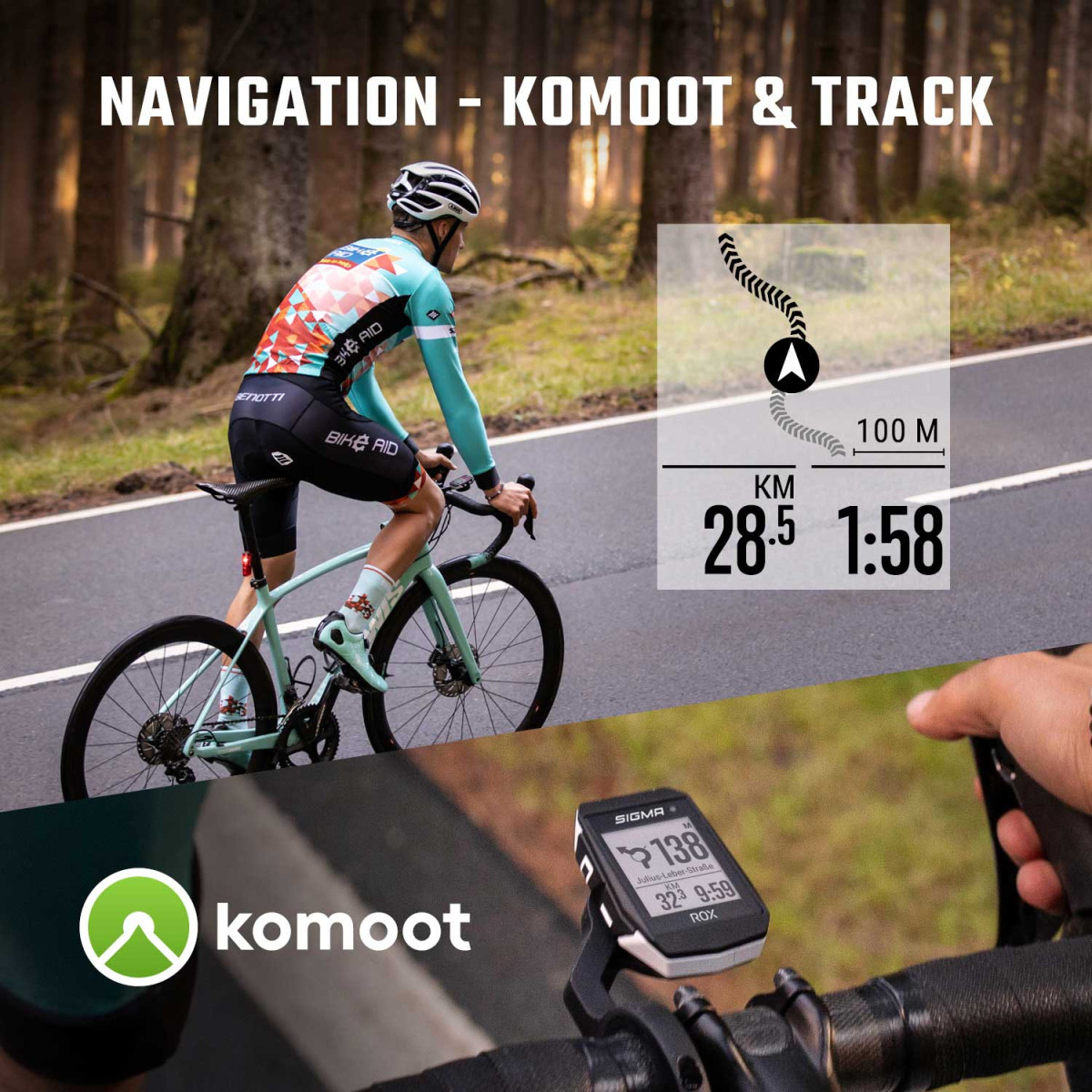 Sigma Sport ROX 11.1 Evo GPS jalgrattaarvuti | Valge
