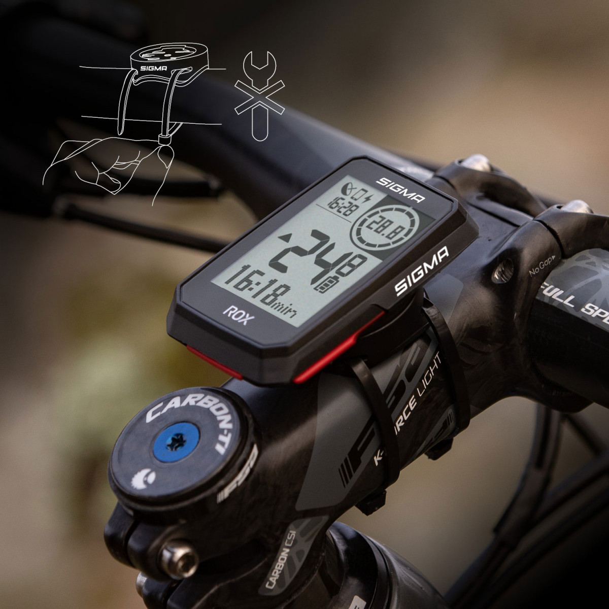 Sigma Sport ROX 2.0 GPS jalgrattaarvuti | Must