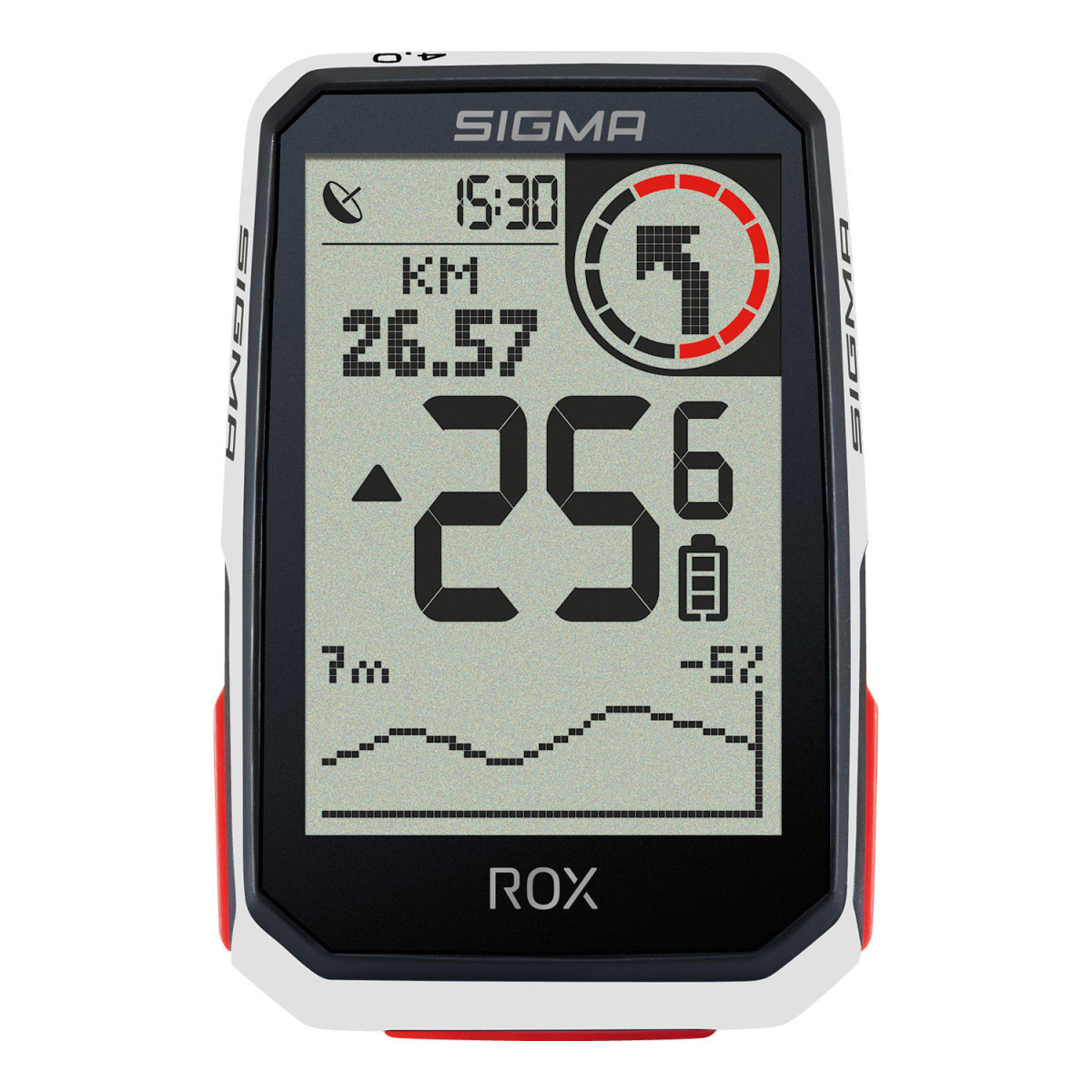 Sigma Sport ROX 4.0 GPS jalgrattaarvuti | Valge