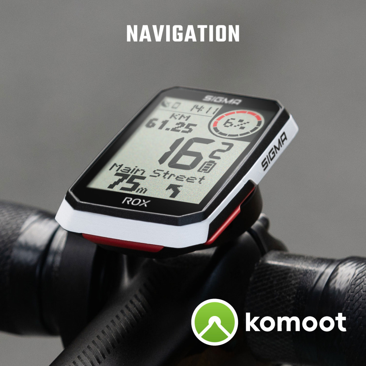 Sigma Sport ROX 4.0 GPS jalgrattaarvuti | Valge