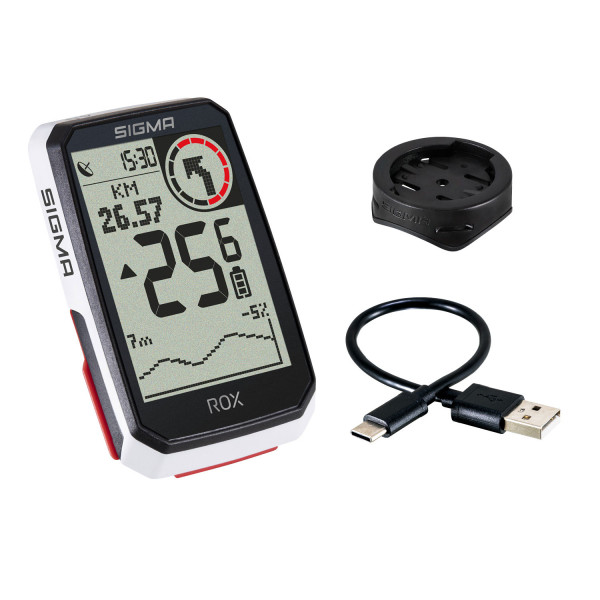 Sigma Sport ROX 4.0 GPS jalgrattaarvuti | Valge
