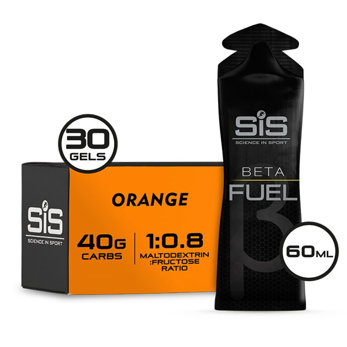SiS Beta Fuel Energy Gel | Orange | 60 ml