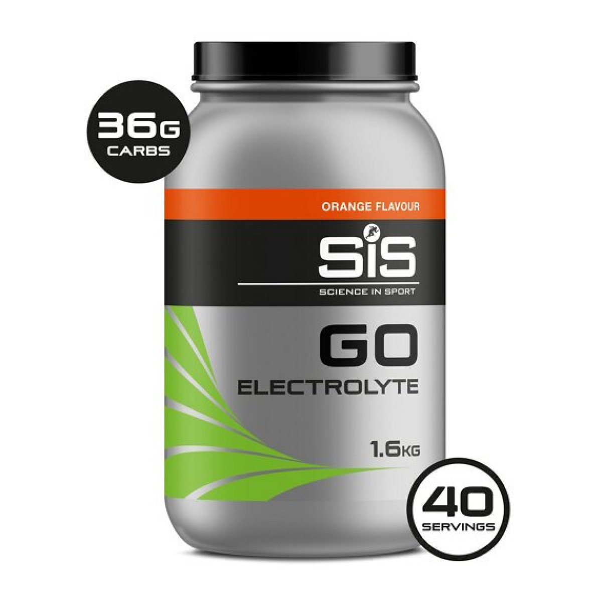 SIS Go elektrolītu dzēriens | 1,6kg | Apelsīnu dzēriens