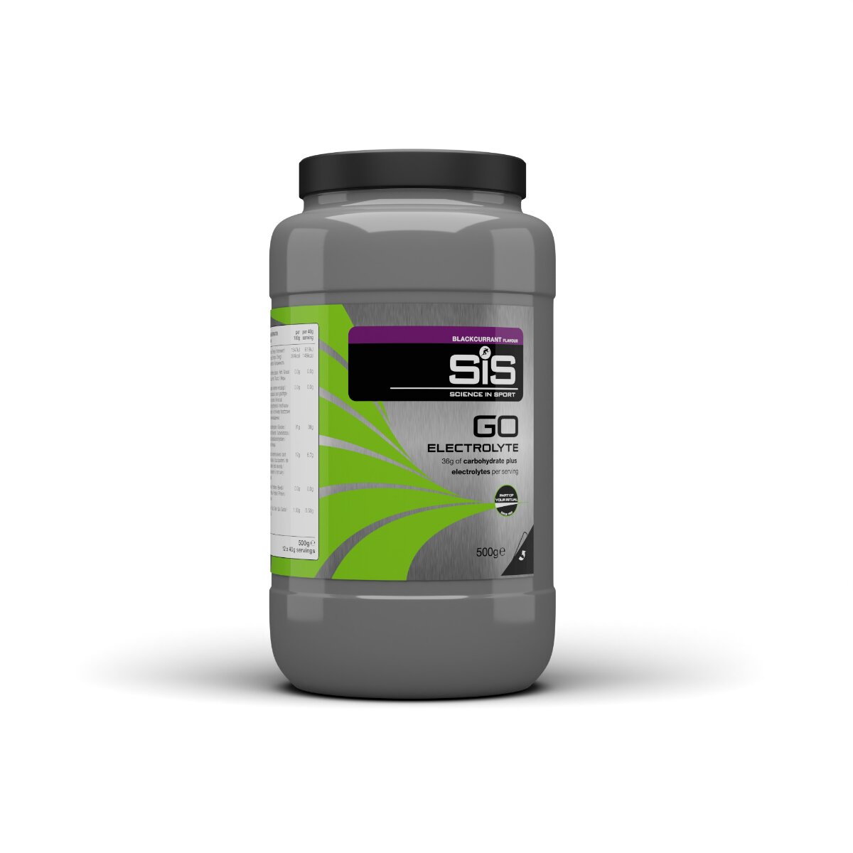 SIS Go Energy + elektrolītu dzēriens| 500g | Melnās jāņogas 