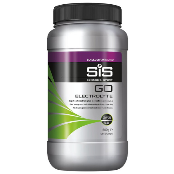 SIS Go Energy + elektrolüütide jook| 500g | Mustsõstar | Blackcurrant 