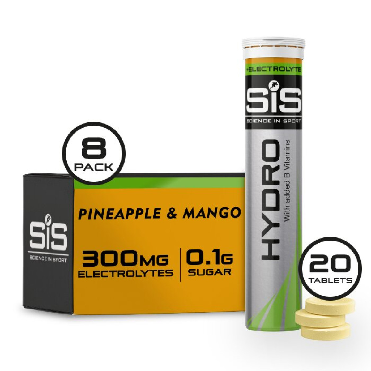 SIS Go Hydro tabletid | Ananass ja mango