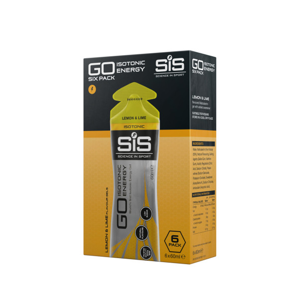 SIS Go isotooniline energiageel | 6x60ml | Lemon & Lime