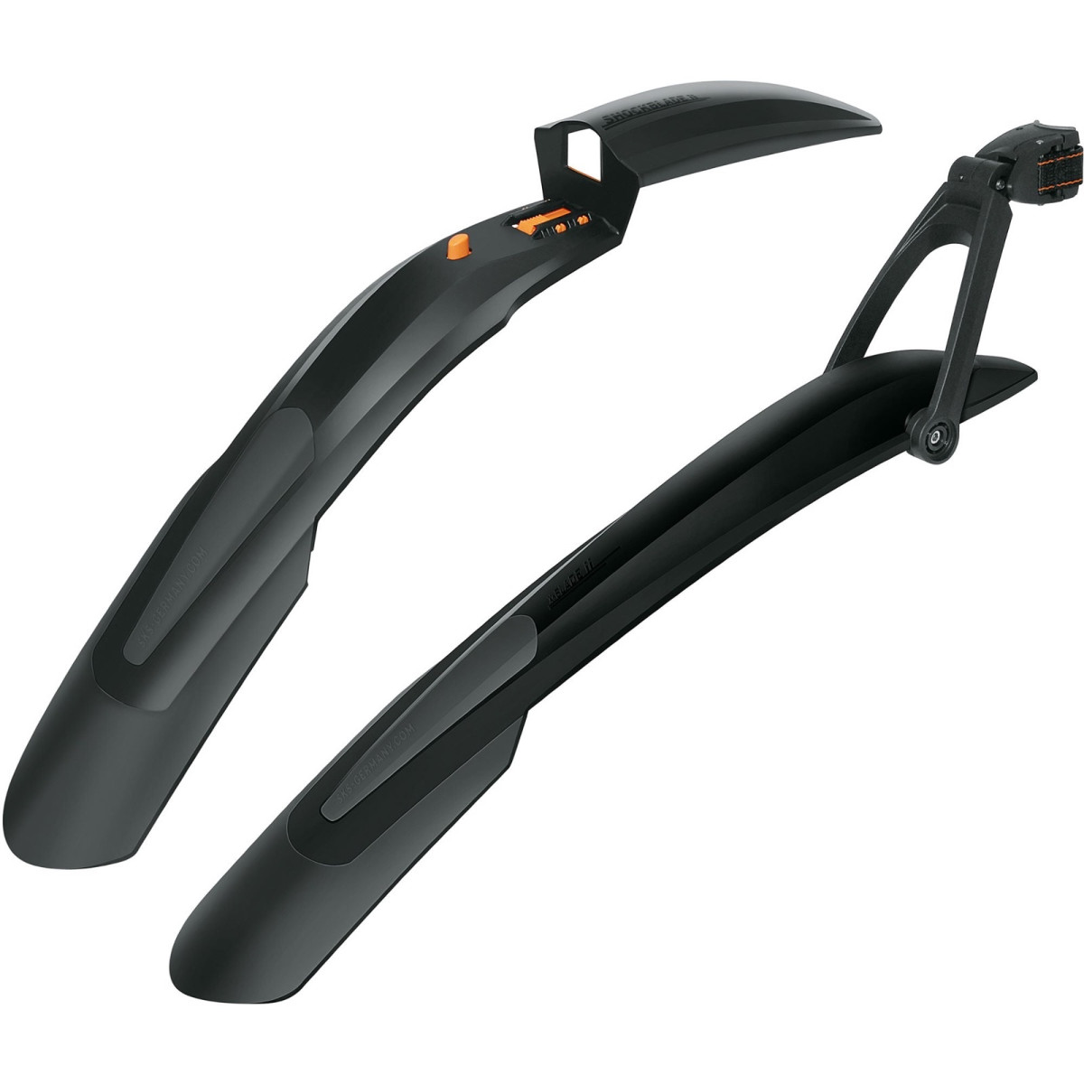 SKS X-Blade & Shockblade Dark 29" dubļusargu komplekts | Black