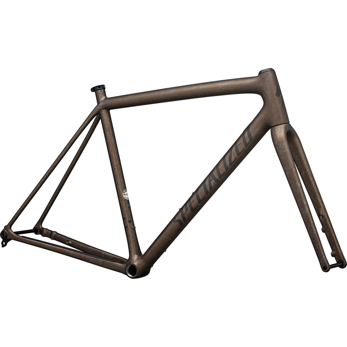 Specialized Crux 10r rāmis | Burnt Gold Metallic - Black Pearl Dry Impasto