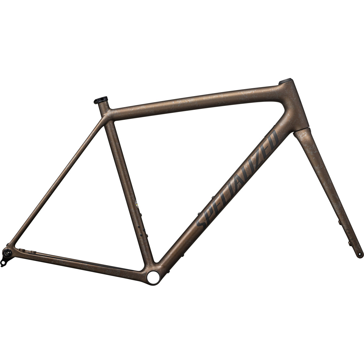 Specialized Crux 10r rāmis | Burnt Gold Metallic - Black Pearl Dry Impasto