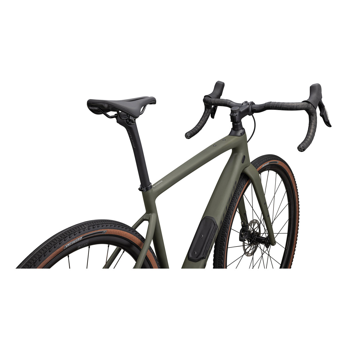 Specialized Diverge Comp Carbon Gravel Bike | Satin Oak Green - Smoke