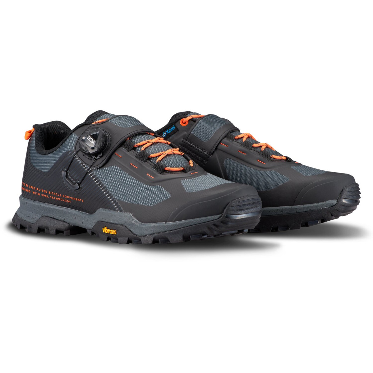Specialized Rime 2.0 Hydroguard MTB velosipēdu apavi | Black - Cast Battleship - Blaze