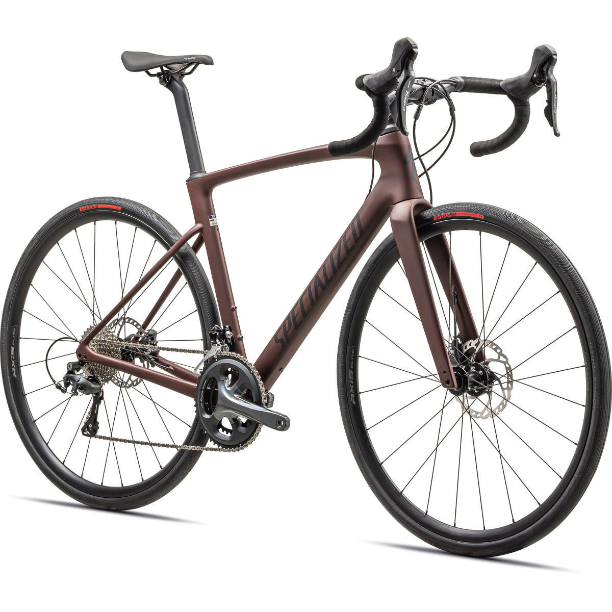 Specialized Roubaix SL8 šosejas velosipēds | Rusted Red - Obsidian