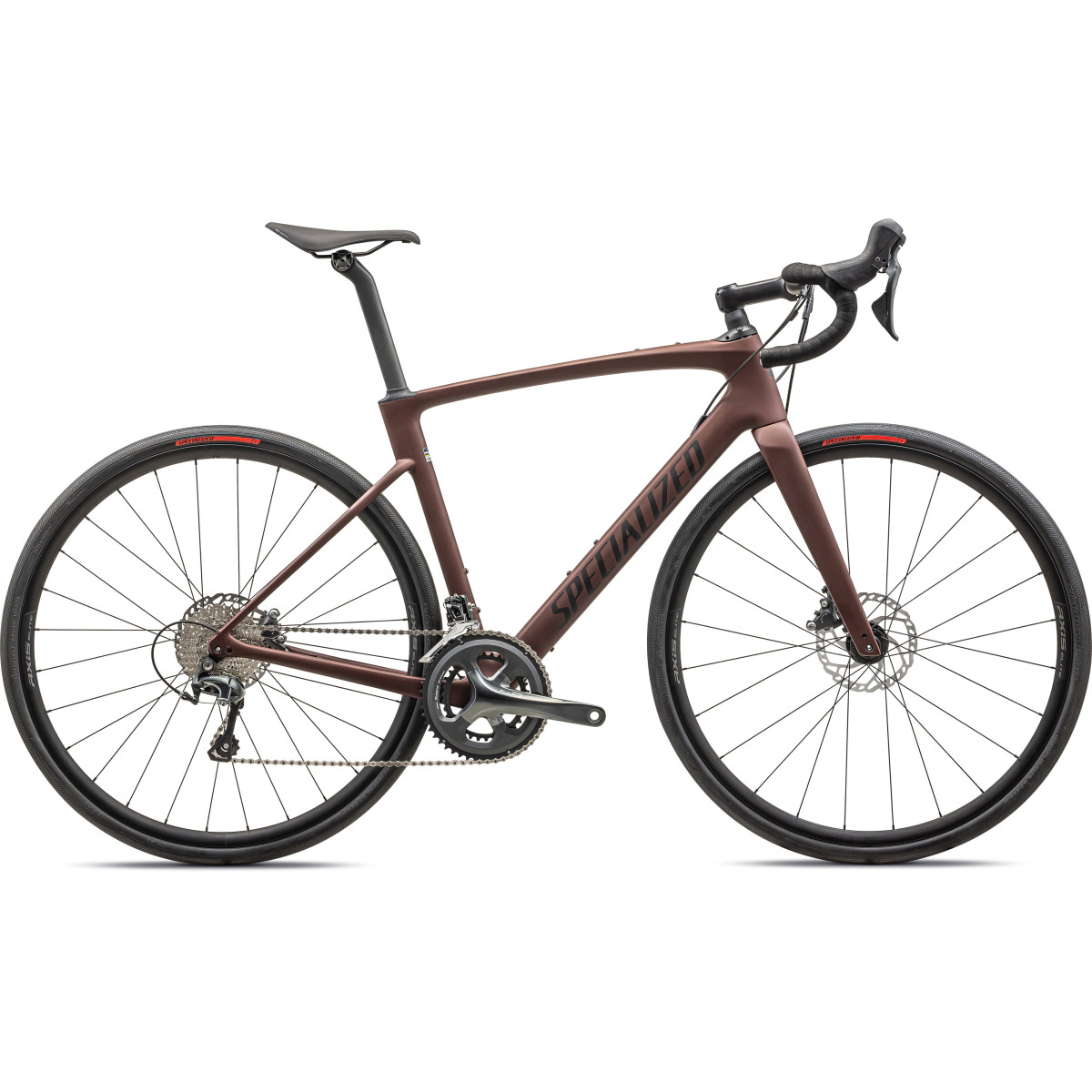 Specialized Roubaix SL8 šosejas velosipēds | Rusted Red - Obsidian