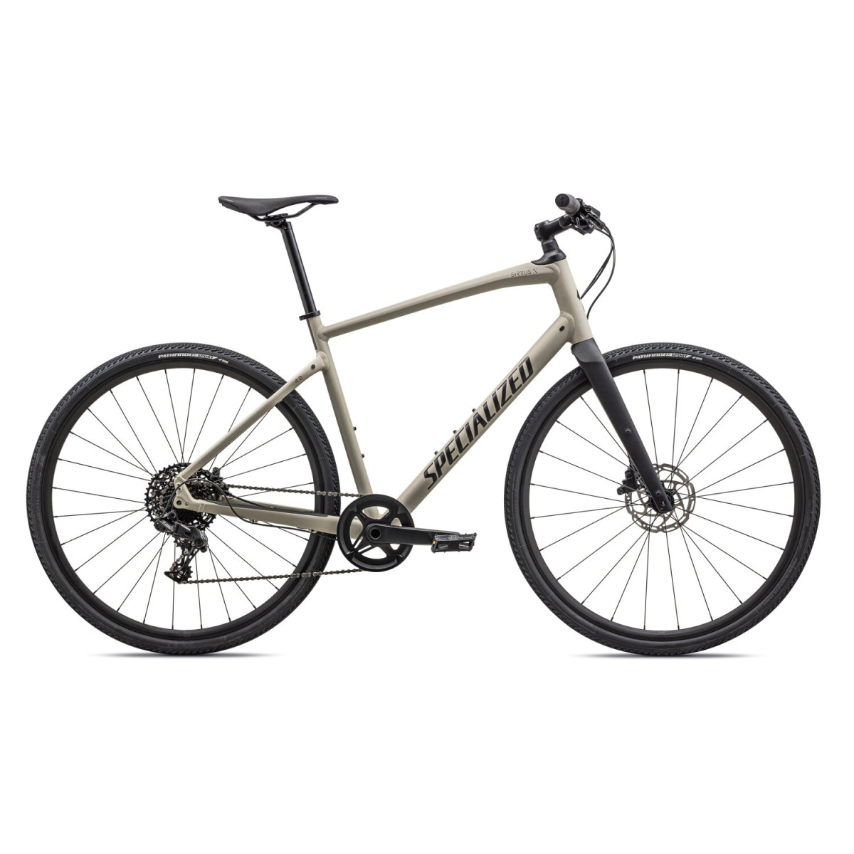 Specialized Sirrus X 4.0 fitnesa velosipēds | Gloss White Mountains - Taupe