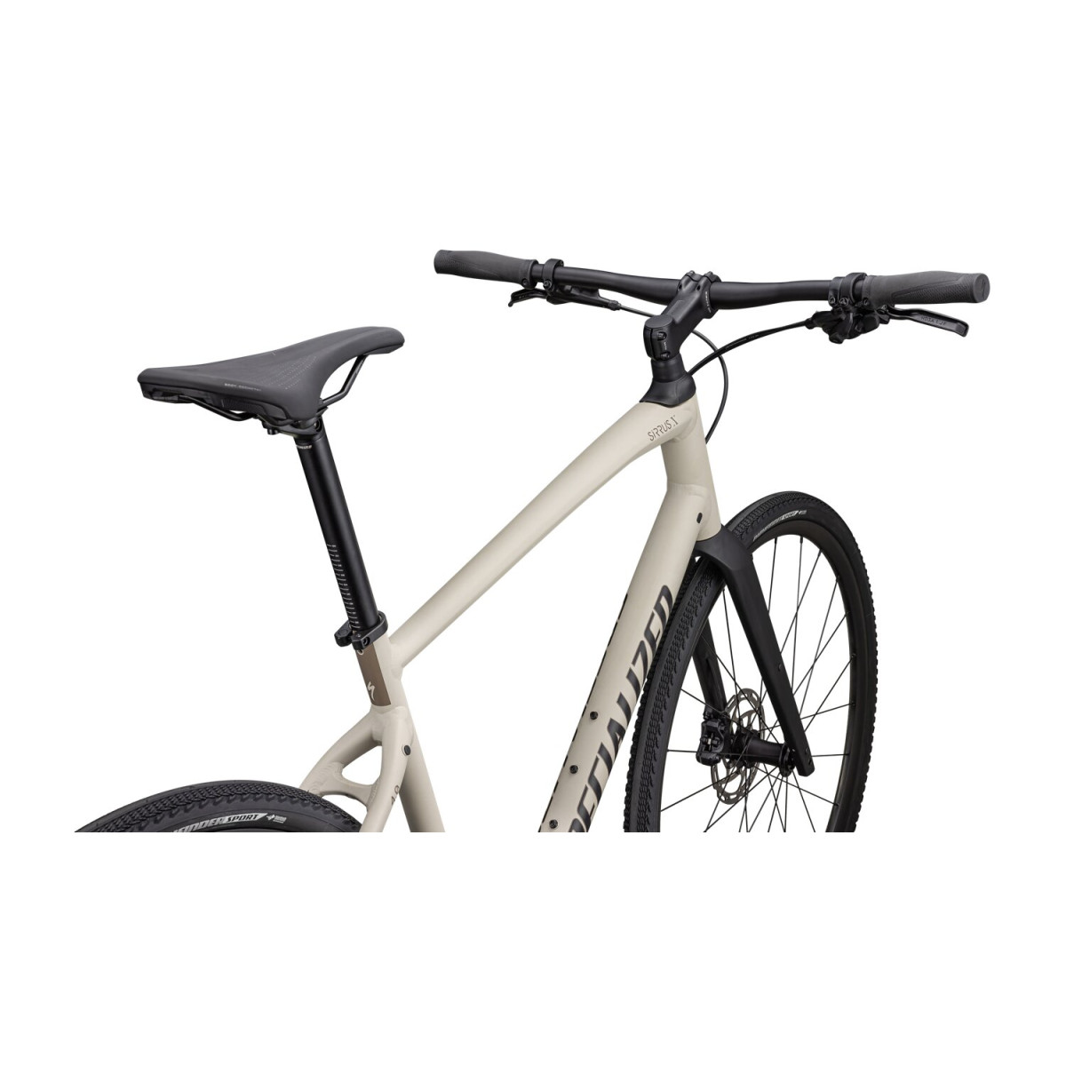 Specialized Sirrus X 4.0 fitnesa velosipēds | Gloss White Mountains - Taupe