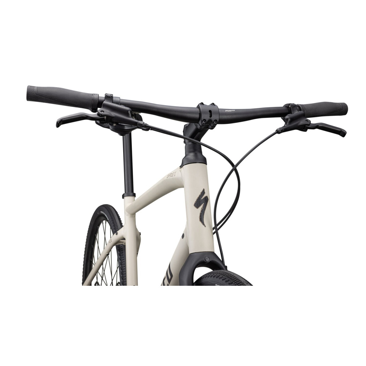 Specialized Sirrus X 4.0 fitnesa velosipēds | Gloss White Mountains - Taupe