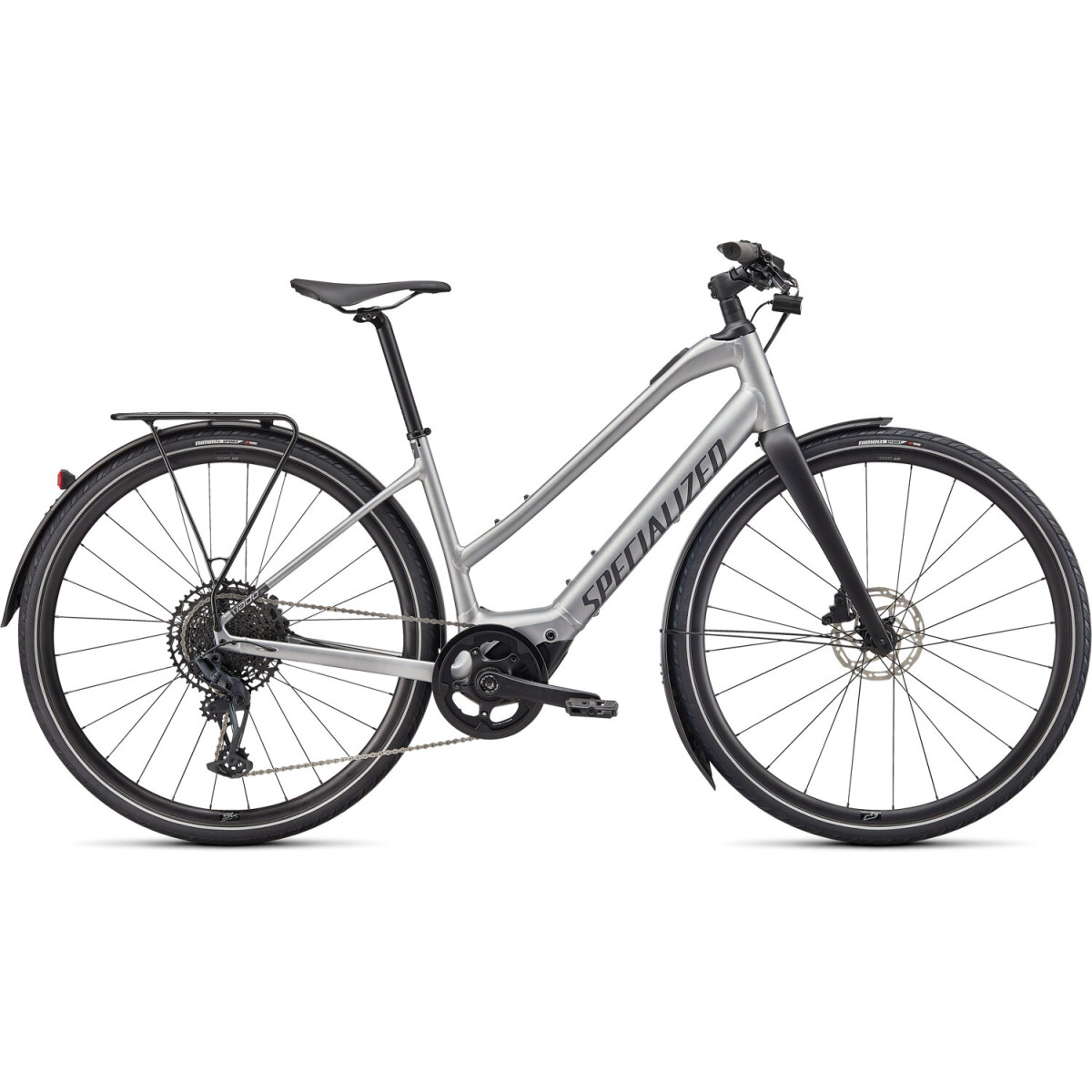 Specialized Turbo Vado SL 5.0 Step-Through EQ elektrijalgratas | Harjatud alumiinium