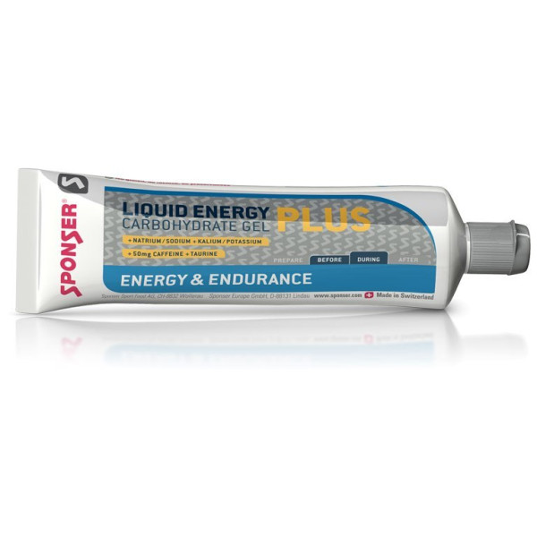 Sponser Liquid Energy Plus Gel | 70 g | Neutraalne