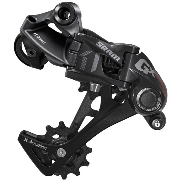 SRAM GX tagumine käiguvahetajag - Long Cage, 1x11-käiguline | must - punane