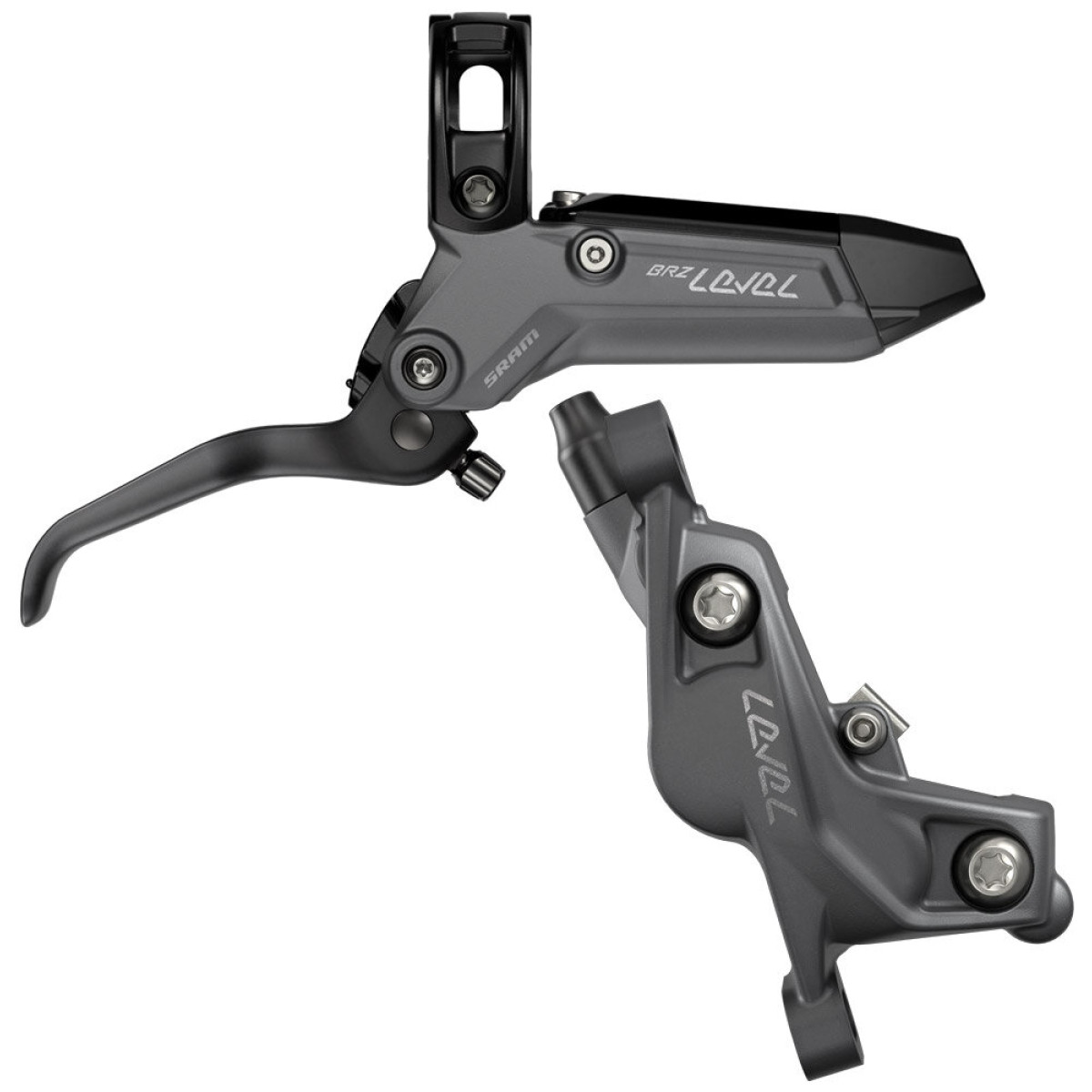 SRAM Level Bronze Stealth 4-kolbiline hüdrauliline ketaspidurikang koos sangaga | Parem | Tagumine | Tagumine