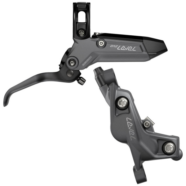 SRAM Level Bronze Stealth 4-kolbiline hüdrauliline ketaspidurikang koos sangaga | Vasakpoolne | Esikülg