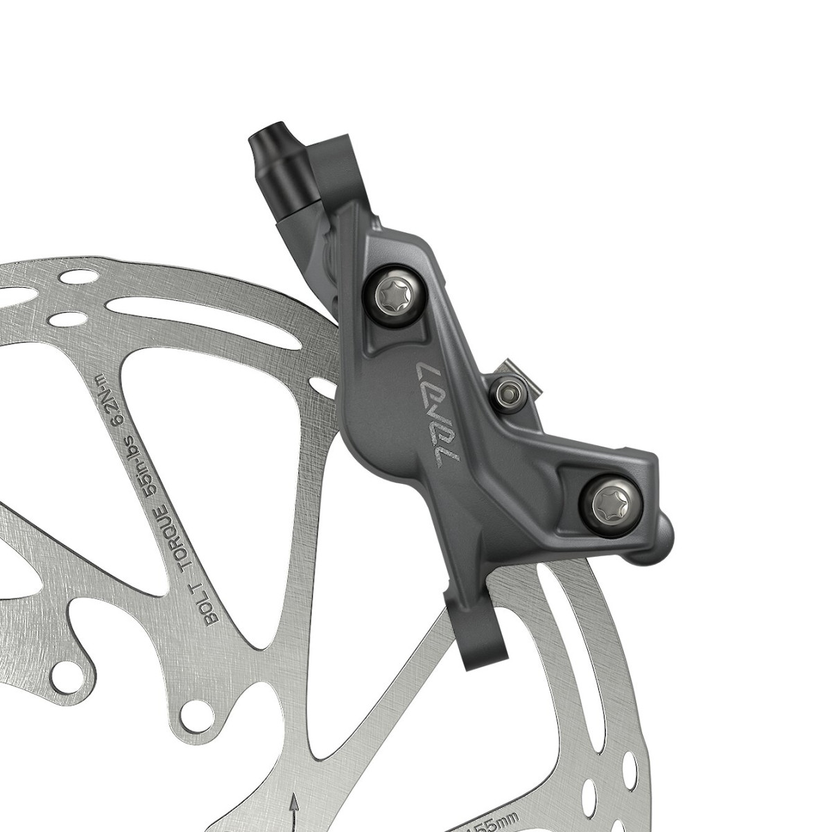 SRAM Level Bronze Stealth 4-kolbiline hüdrauliline ketaspidurikang koos sangaga | Parem | Tagumine | Tagumine