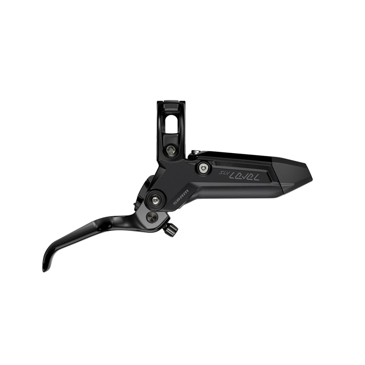 SRAM Level Silver Stealth 2-kolbiline hüdrauliline ketaspidurikang koos sangaga | Vasakpoolne | Esikülg