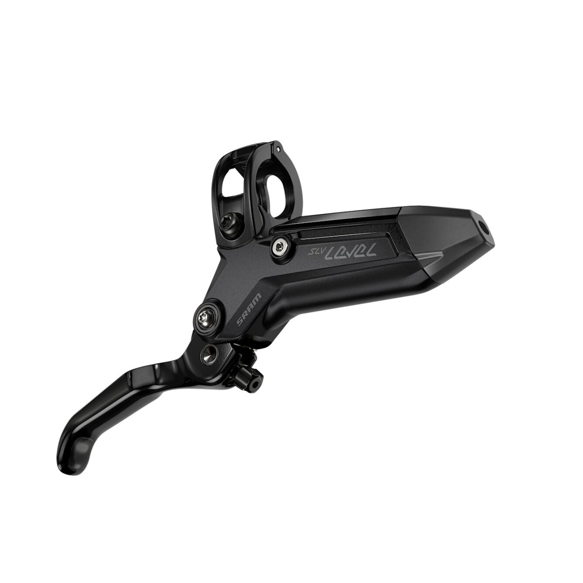 SRAM Level Silver Stealth 2-kolbiline hüdrauliline ketaspidurikang koos sangaga | Vasakpoolne | Esikülg
