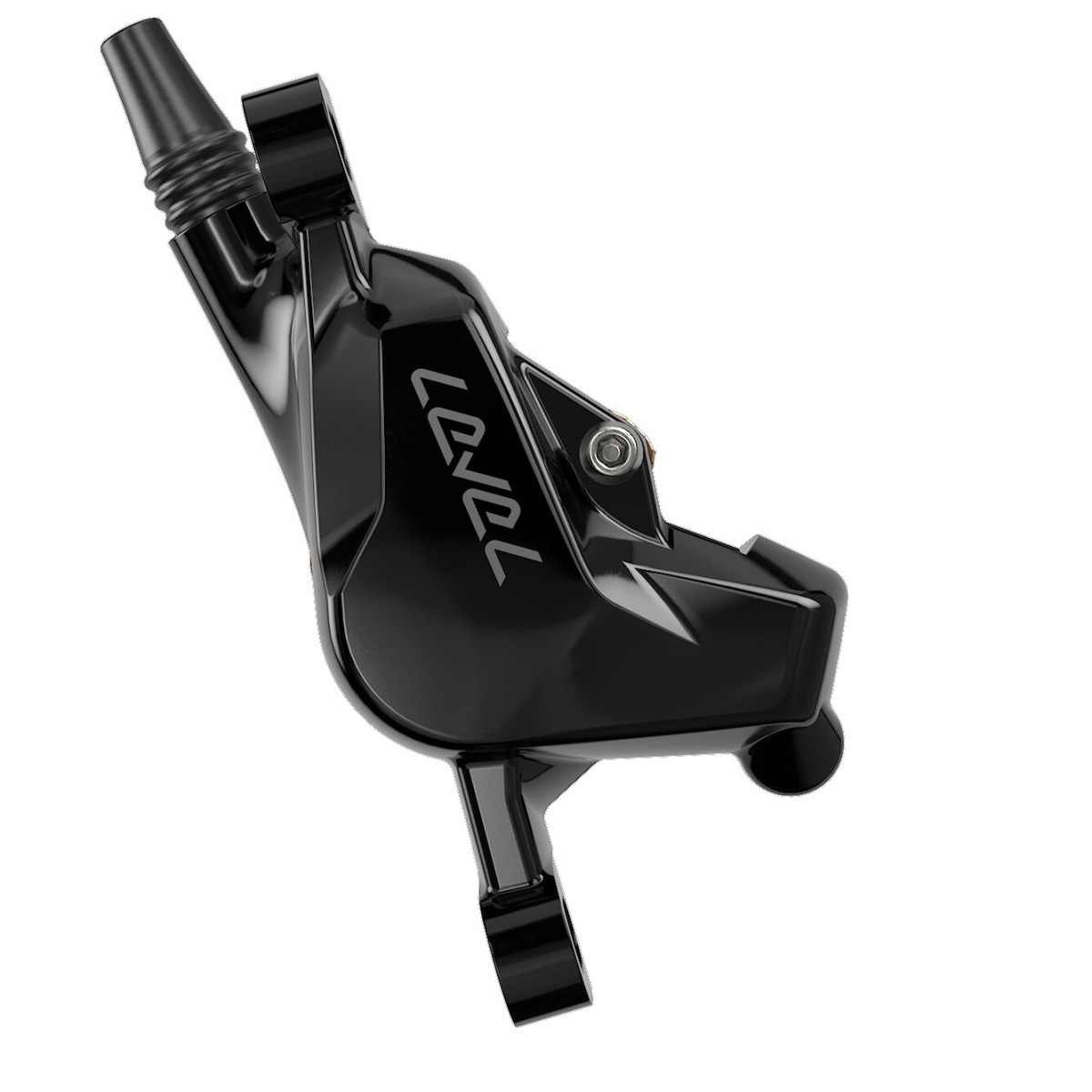 SRAM Level Silver Stealth 2-kolbiline hüdrauliline ketaspidurikang koos sangaga | Vasakpoolne | Esikülg