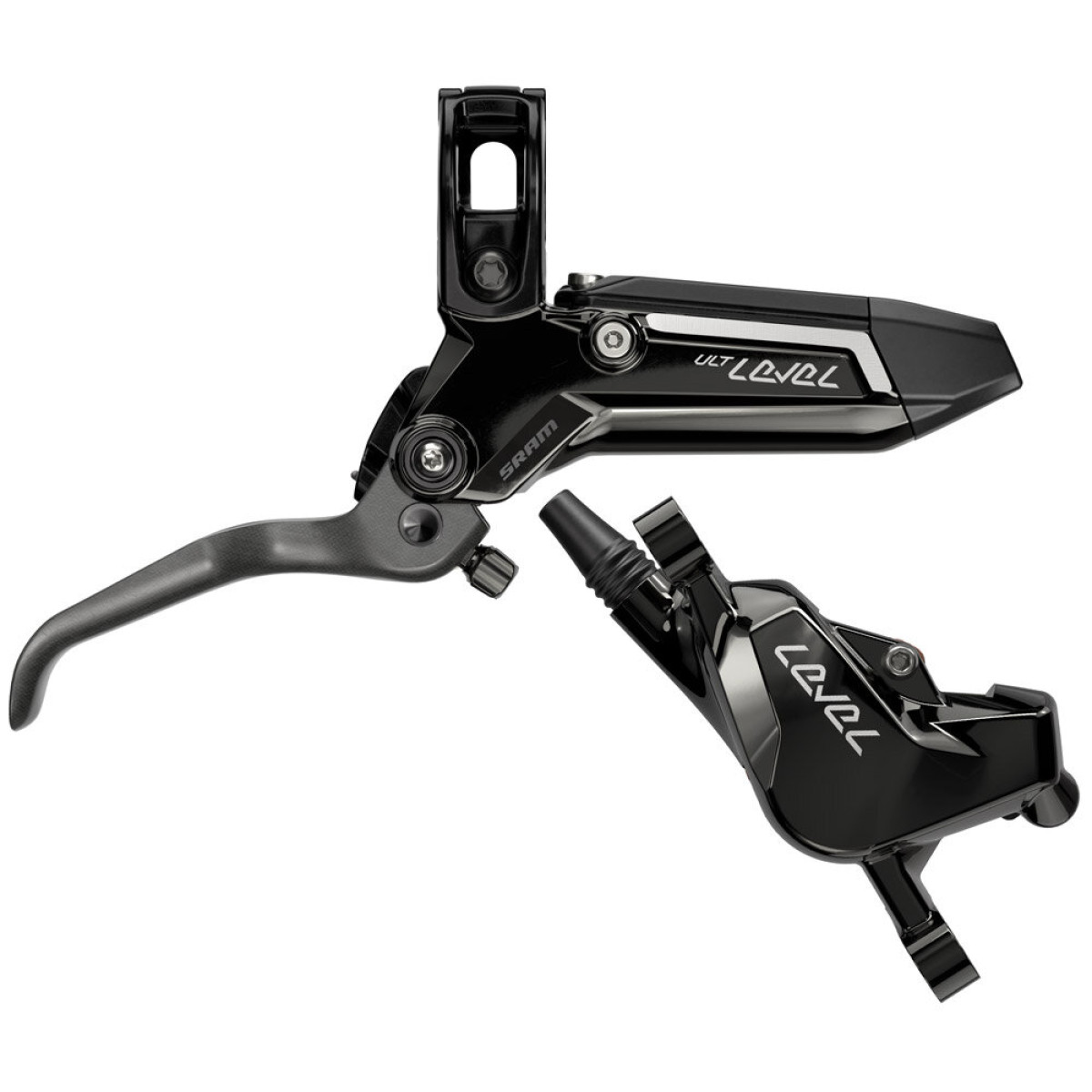 SRAM Level Ultimate Stealth 2-kolbiline hüdrauliline ketaspidurikang koos sangaga | Vasakpoolne | Esikülg