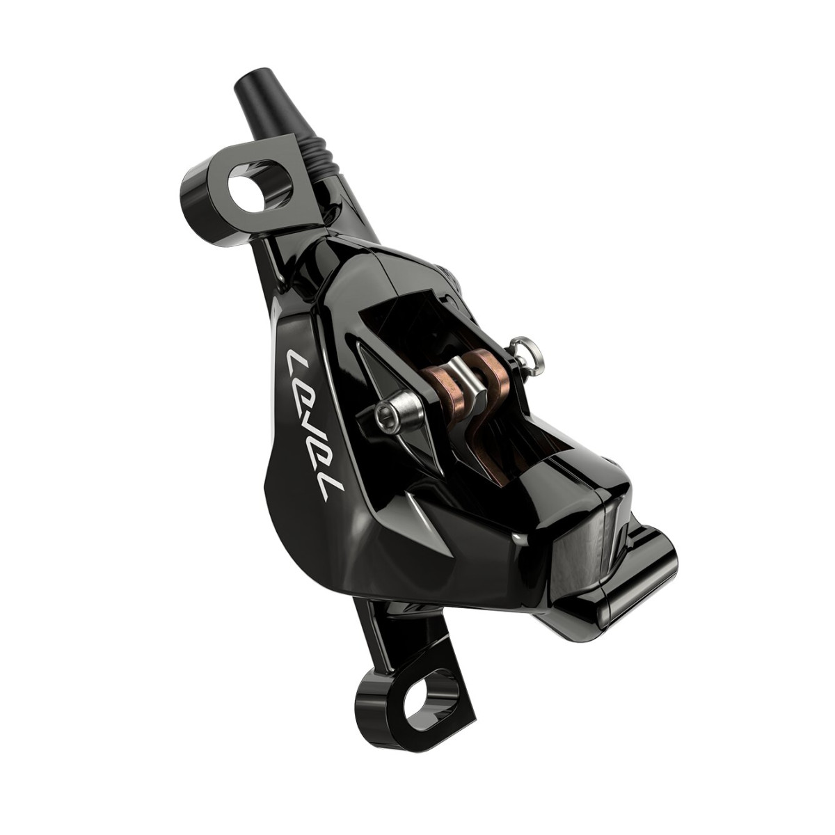 SRAM Level Ultimate Stealth 2-kolbiline hüdrauliline ketaspidurikang koos sangaga | Vasakpoolne | Esikülg