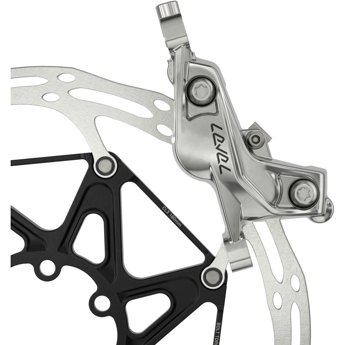 SRAM Level Ultimate Stealth 4-kolbiline hüdrauliline ketaspidurikang koos sangaga | Parem | Tagumine | Tagumine