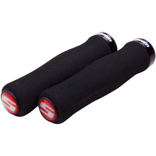 SRAM Locking Contour Foam vairo rankenėlės | Black - Black SRAM Locking Contour Foam vairo rankenėlės | Black - Black