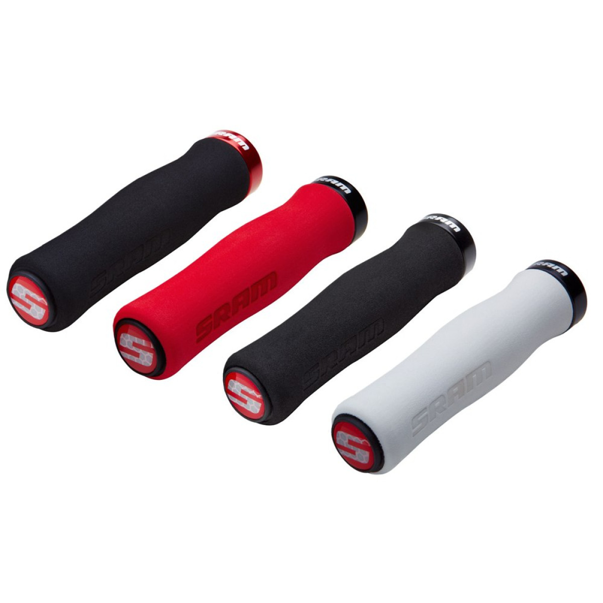 SRAM Locking Contour Foam käepidemed | White - Black