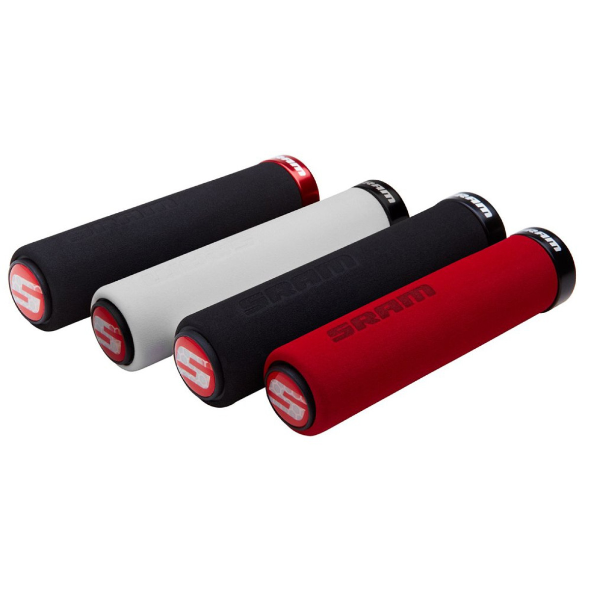 SRAM Locking Foam käepidemed | Valge - Must