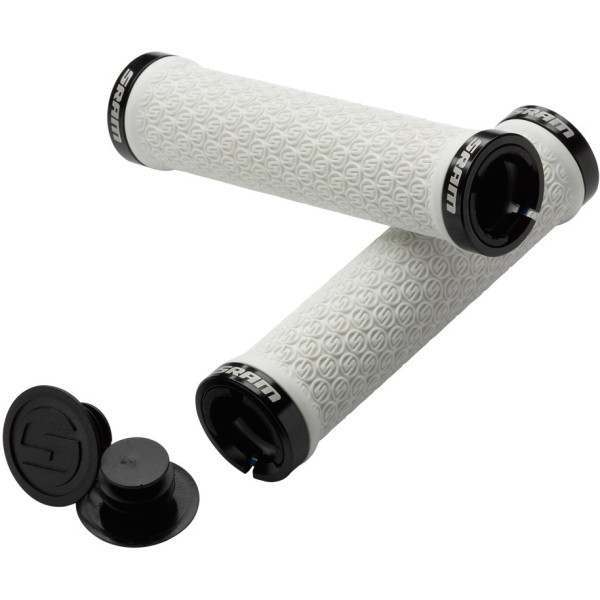 SRAM Locking Rubber käepidemed | Valge