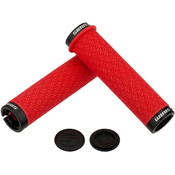 SRAM Locking Silicone käepidemed | 130 mm | punane