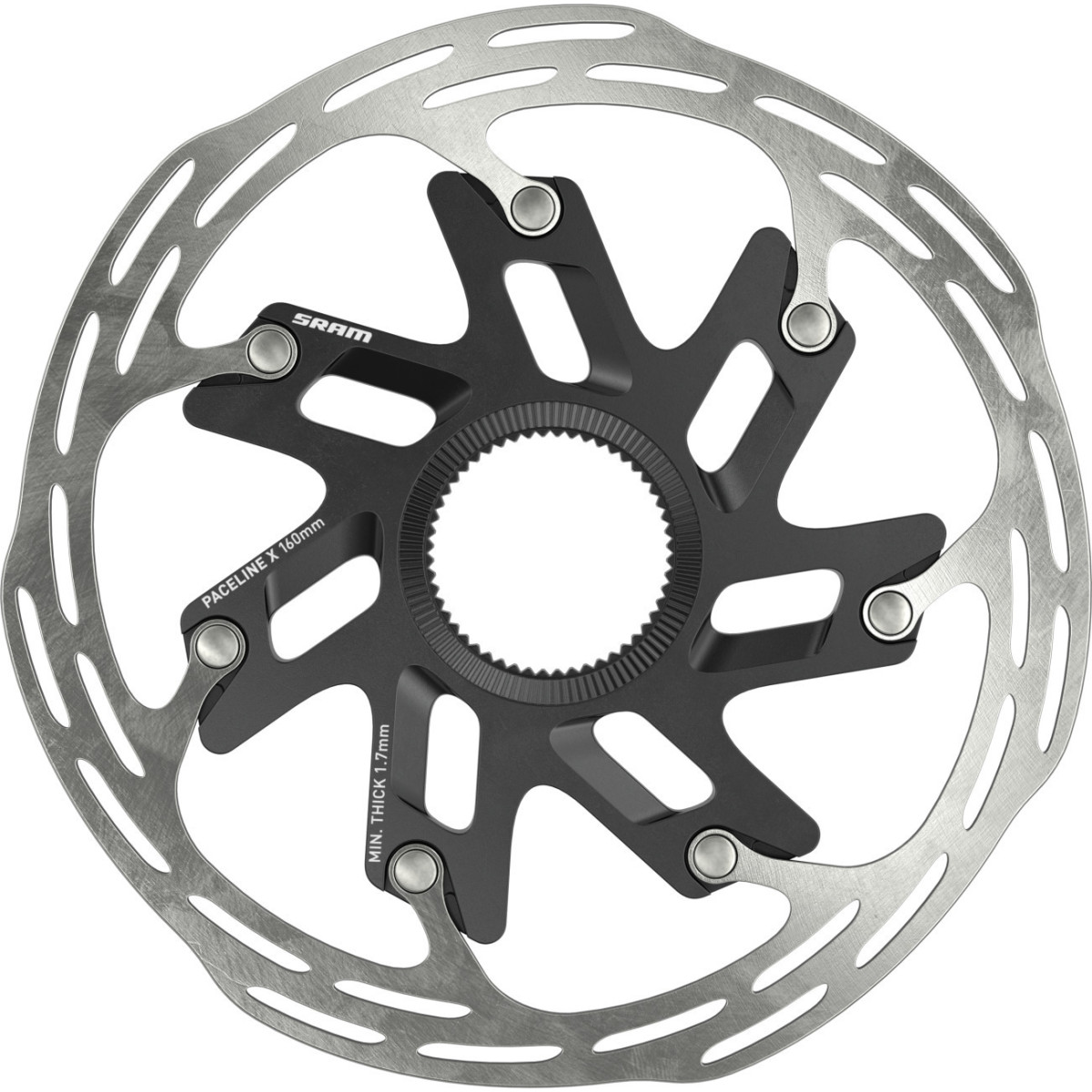 SRAM Paceline X Center-Lock disku bremžu rotors | Internal Lockring