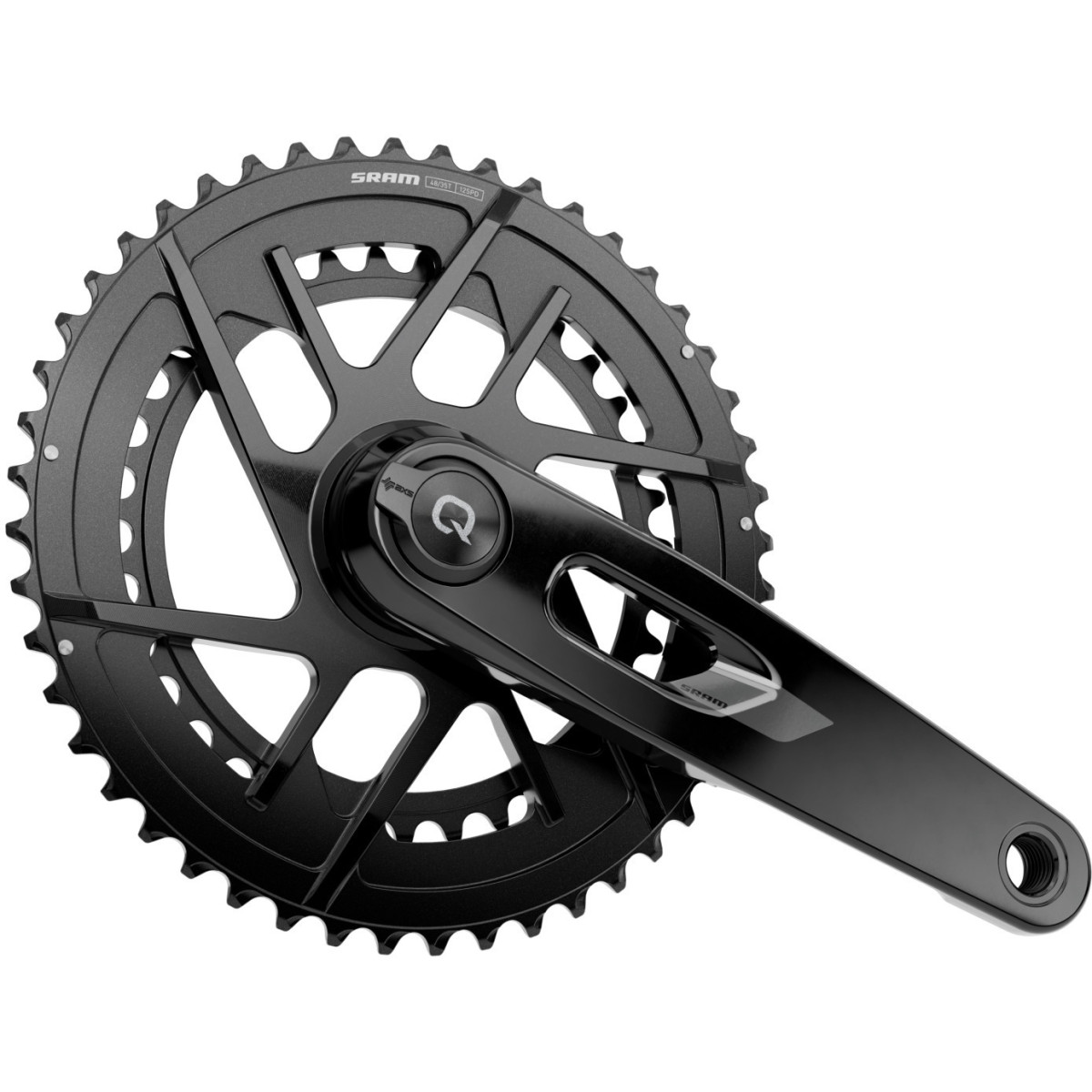 SRAM Rival E1 AXS Quarq vändad | 48-35T | 2x12-speed
