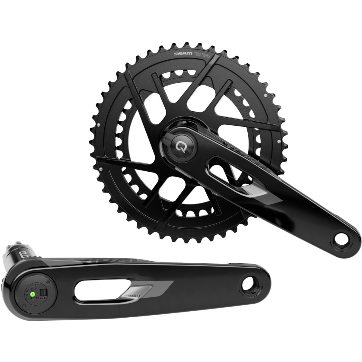 SRAM Rival E1 AXS Quarq vändad | 48-35T | 2x12-speed