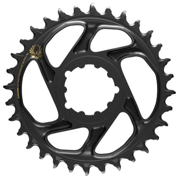 SRAM X-Sync 2 Eagle SL hammasratas | 3mm Offset | DM | 1x12/11-käiguline | Black/Gold