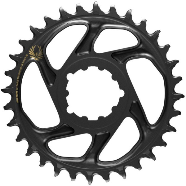 SRAM X-Sync 2 Eagle SL hammasratas | 6mm Offset | DM | 1x12/11-käiguline | Must/kuldne | Black/Gold